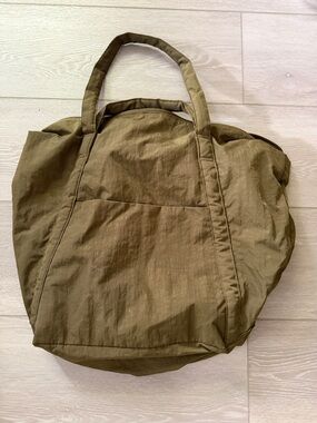 BAGGU Olive Green Tote Bag - Casual Everyday Carry